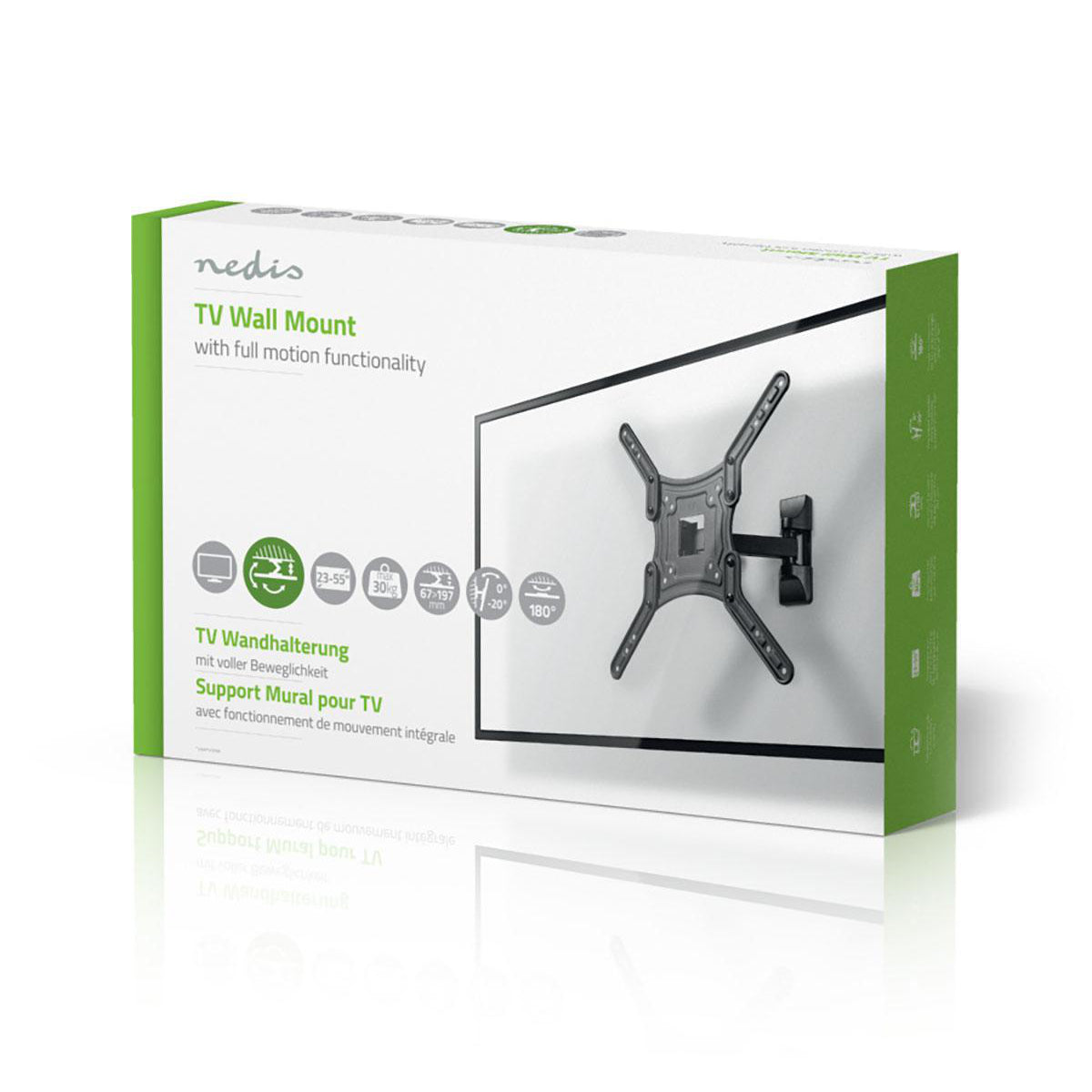 TV-Wandhalterung vollbeweglich 23 - 55 " 30 kg
