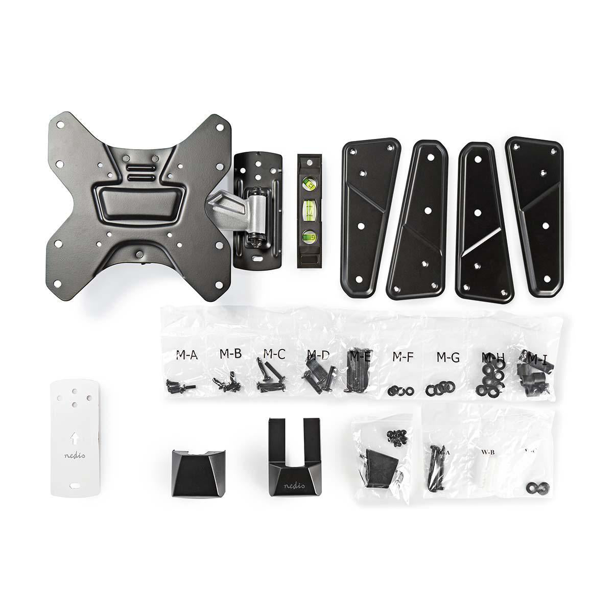 TV-Wandhalterung vollbeweglich 26 - 42 " 30 kg Silber/Schwarz