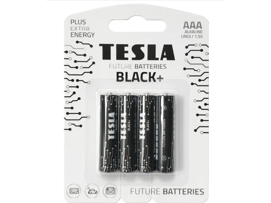 Tesla Black+ AAA Batterien (4 Stück)
