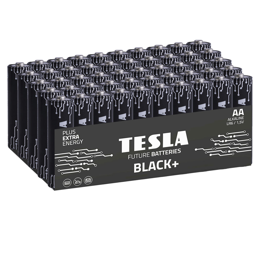Tesla Black+ AA Batterien (50 stk)