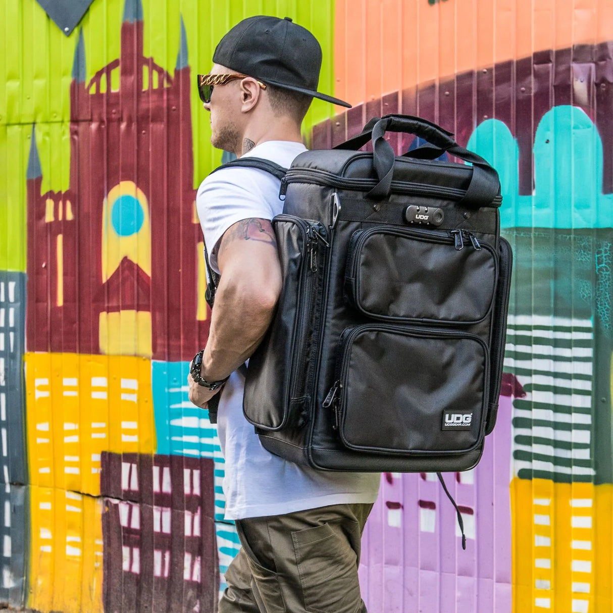 UDG Ultimate ProducerBag Large - Sort / Orange indvendig