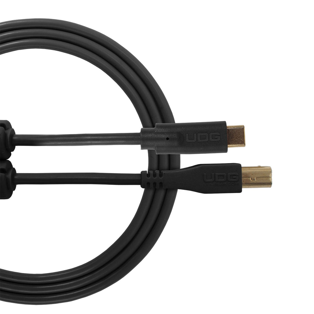 UDG Ultimate Audio Cable USB 2.0 C-B Schwarz Straight 1,5 m
