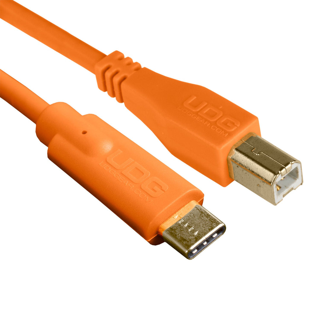 UDG Ultimate Audio Cable USB 2.0 C-B Orange Straight 1,5 m