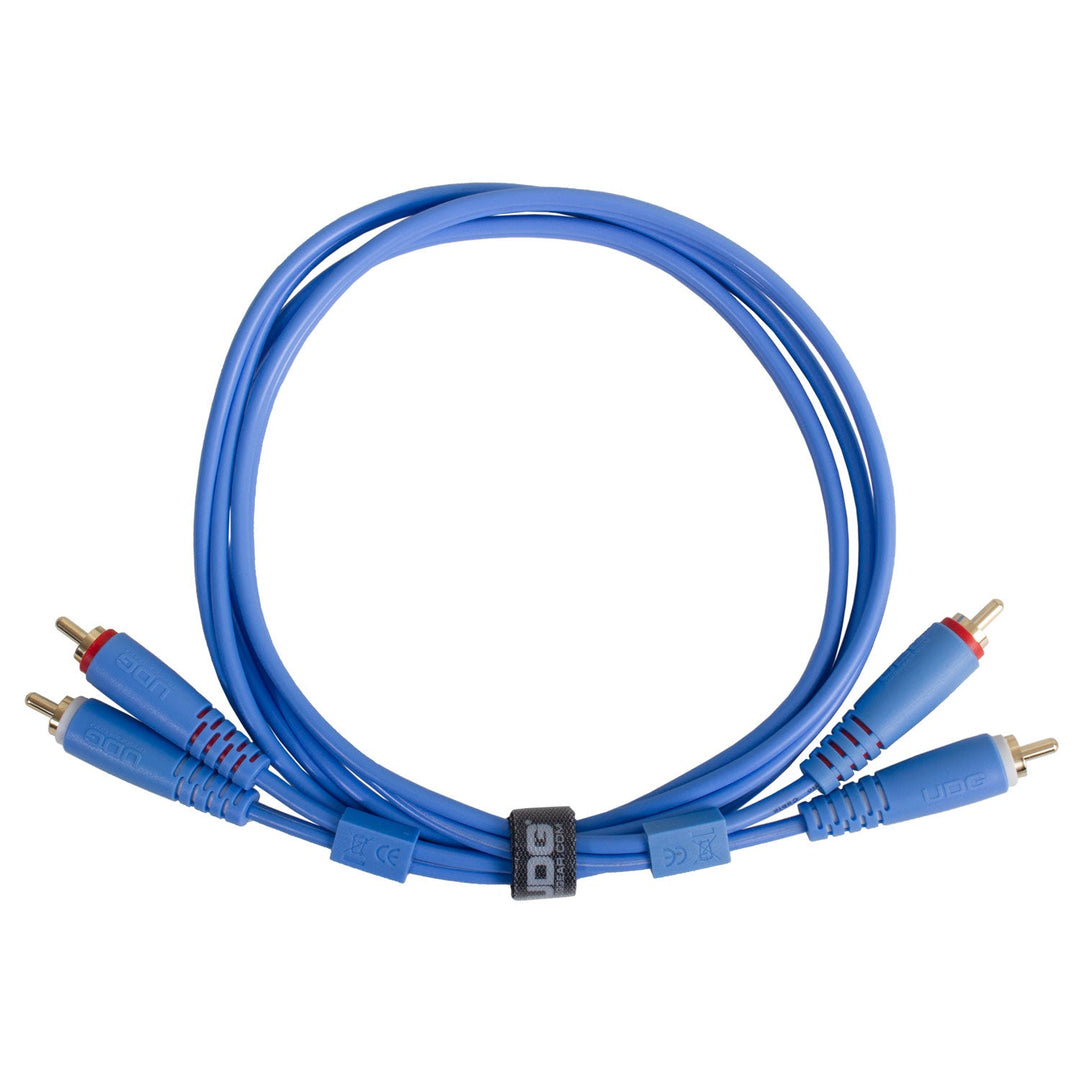 UDG Ultimate Audio Cable Set RCA - RCA Blau Straight 1,5 m