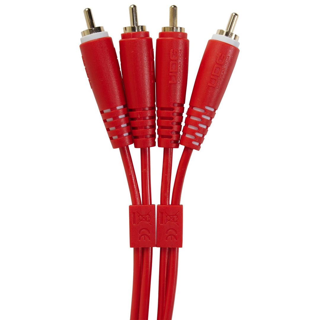 UDG Ultimate Audio Cable Set RCA - RCA Rot Straight 3 m