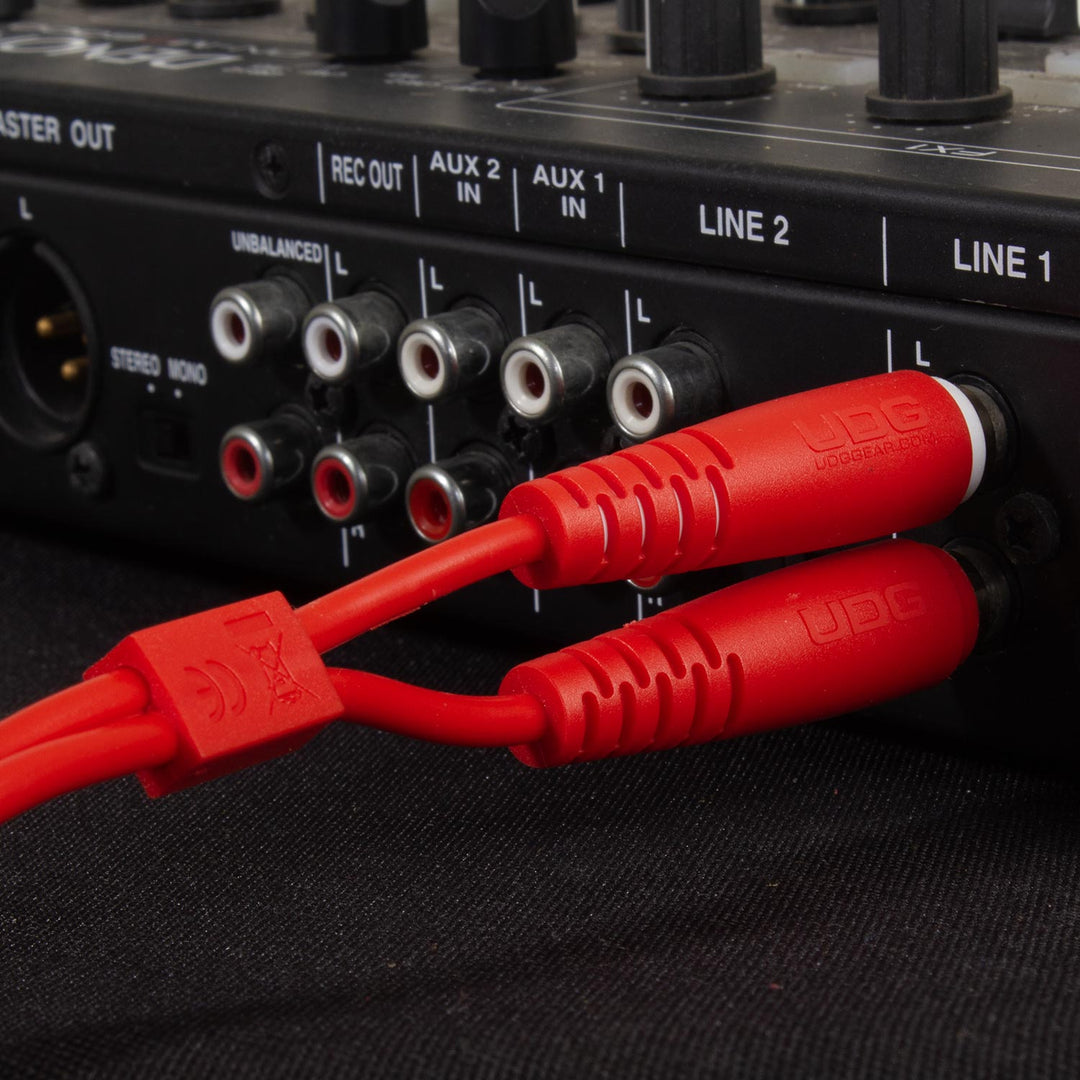 UDG Ultimate Audio Cable Set RCA - RCA Rot Straight 3 m
