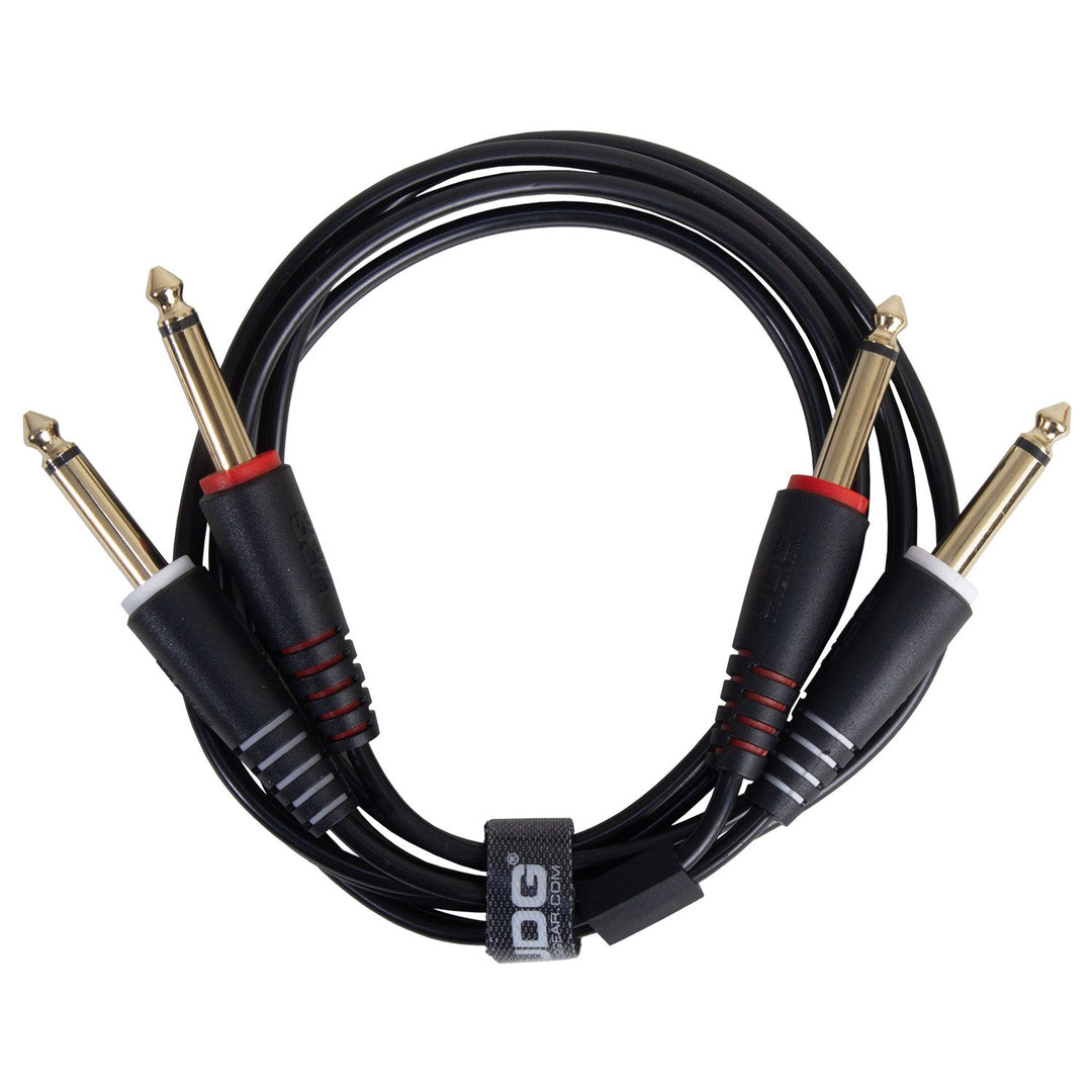 UDG Ultimate Audio Cable Set 1/4'' Jack-1/4'' Jack Schwarz Gerade 3m