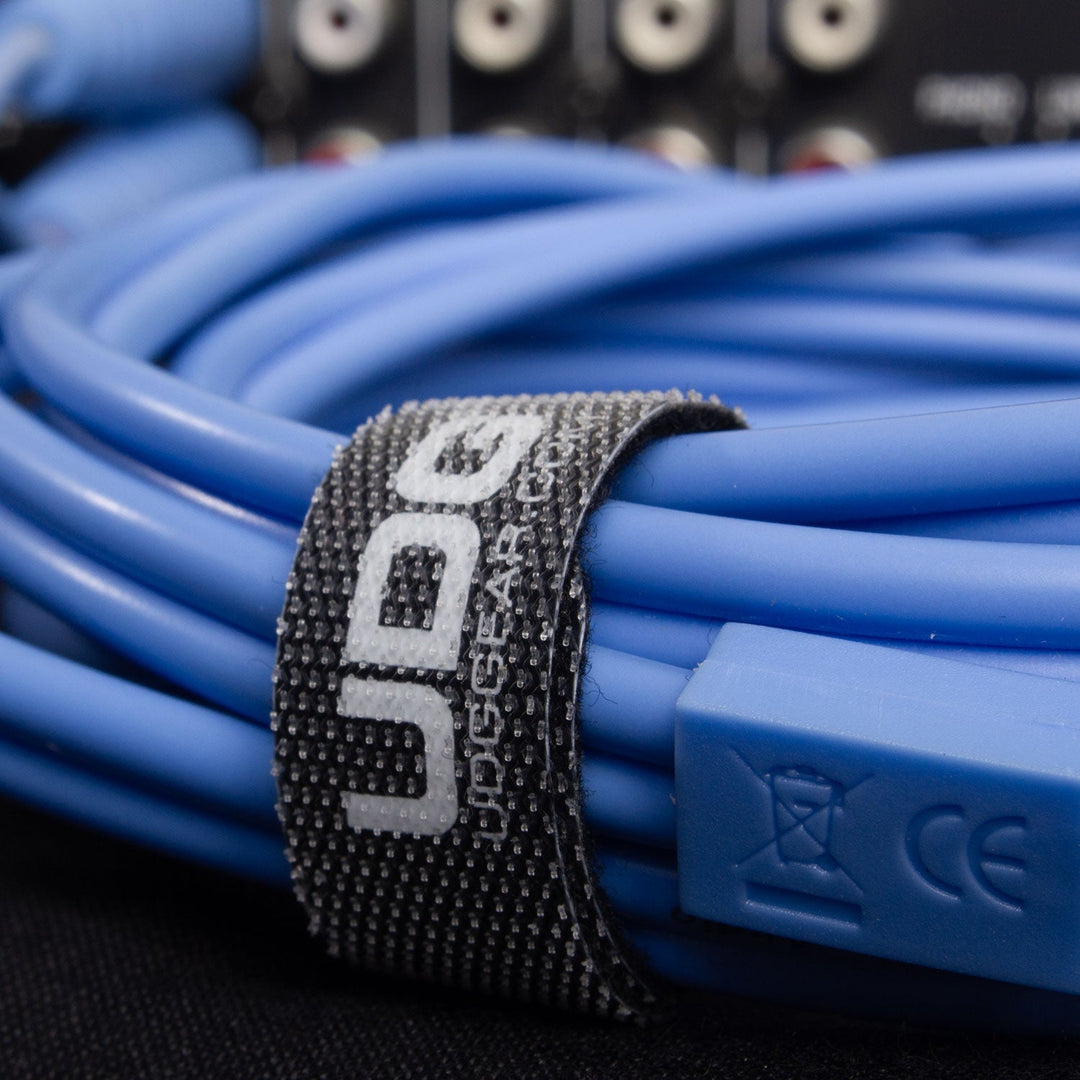 UDG Ultimate Audio Cable Set 1/4'' Jack-1/4'' Jack Blau Gerade 3m