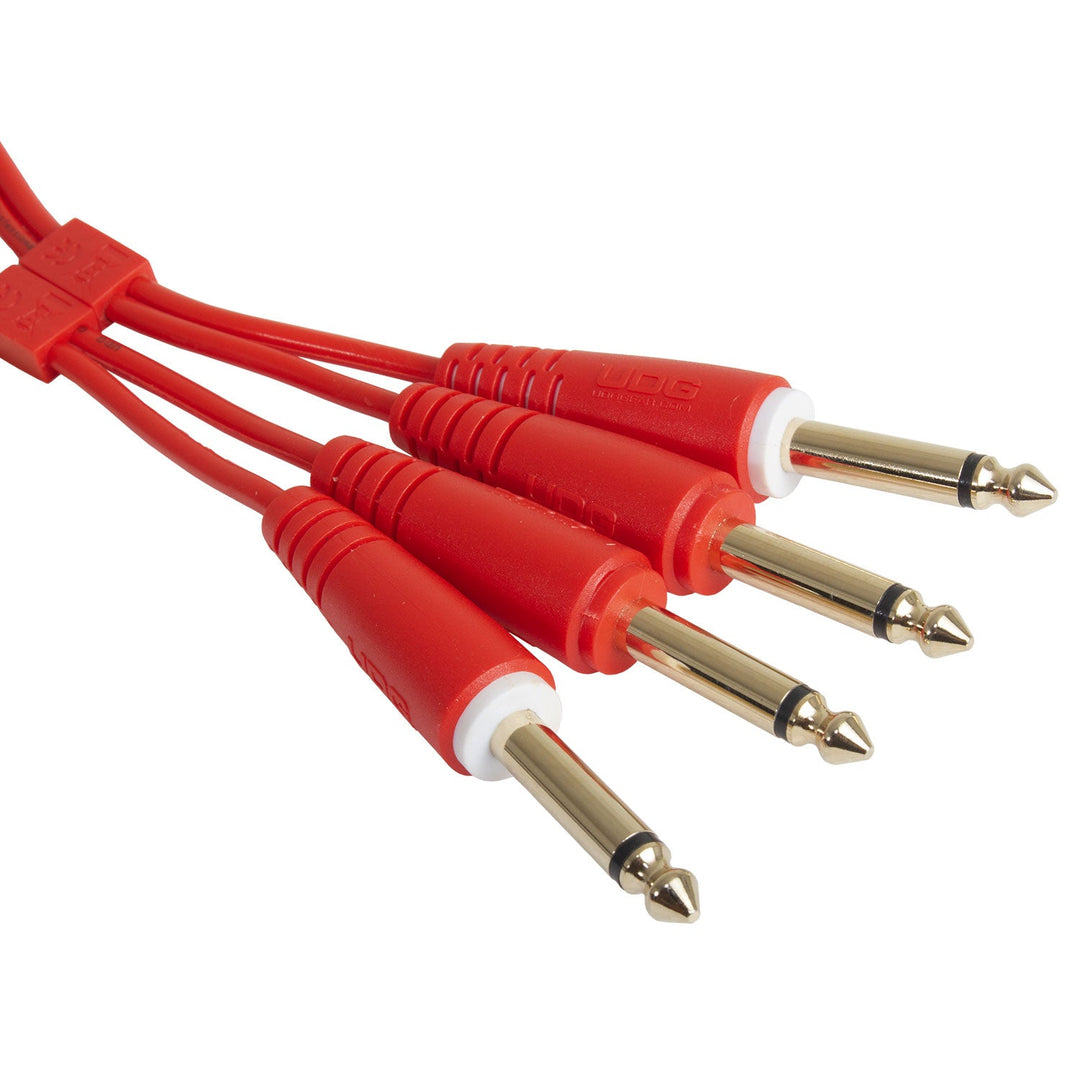 UDG Ultimate Audio Cable Set 1/4'' Jack-1/4'' Jack Rot Gerade 1,5m