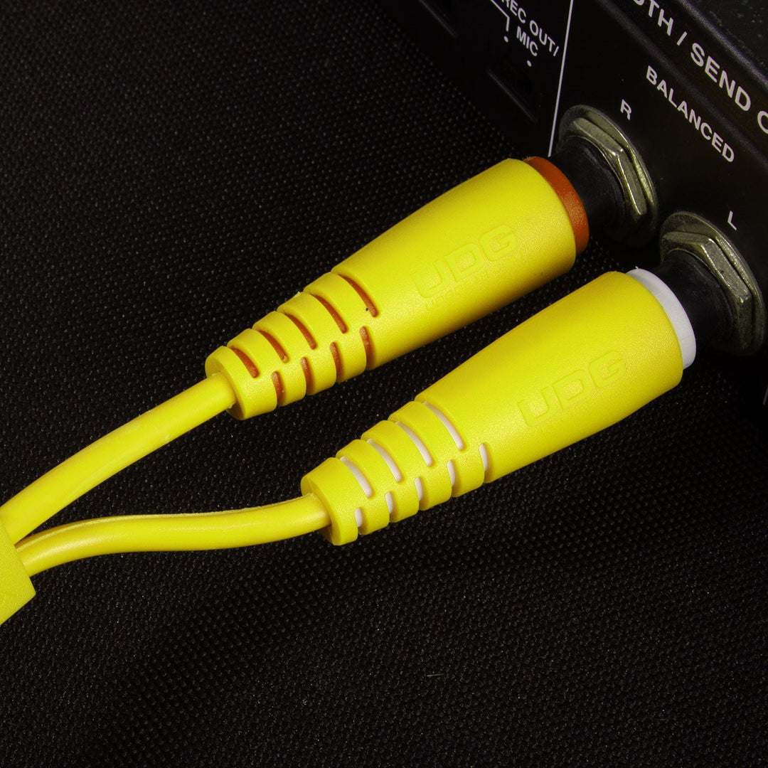 UDG Ultimate Audio Cable Set 1/4'' Jack-1/4'' Jack Gelb Gerade 1,5m