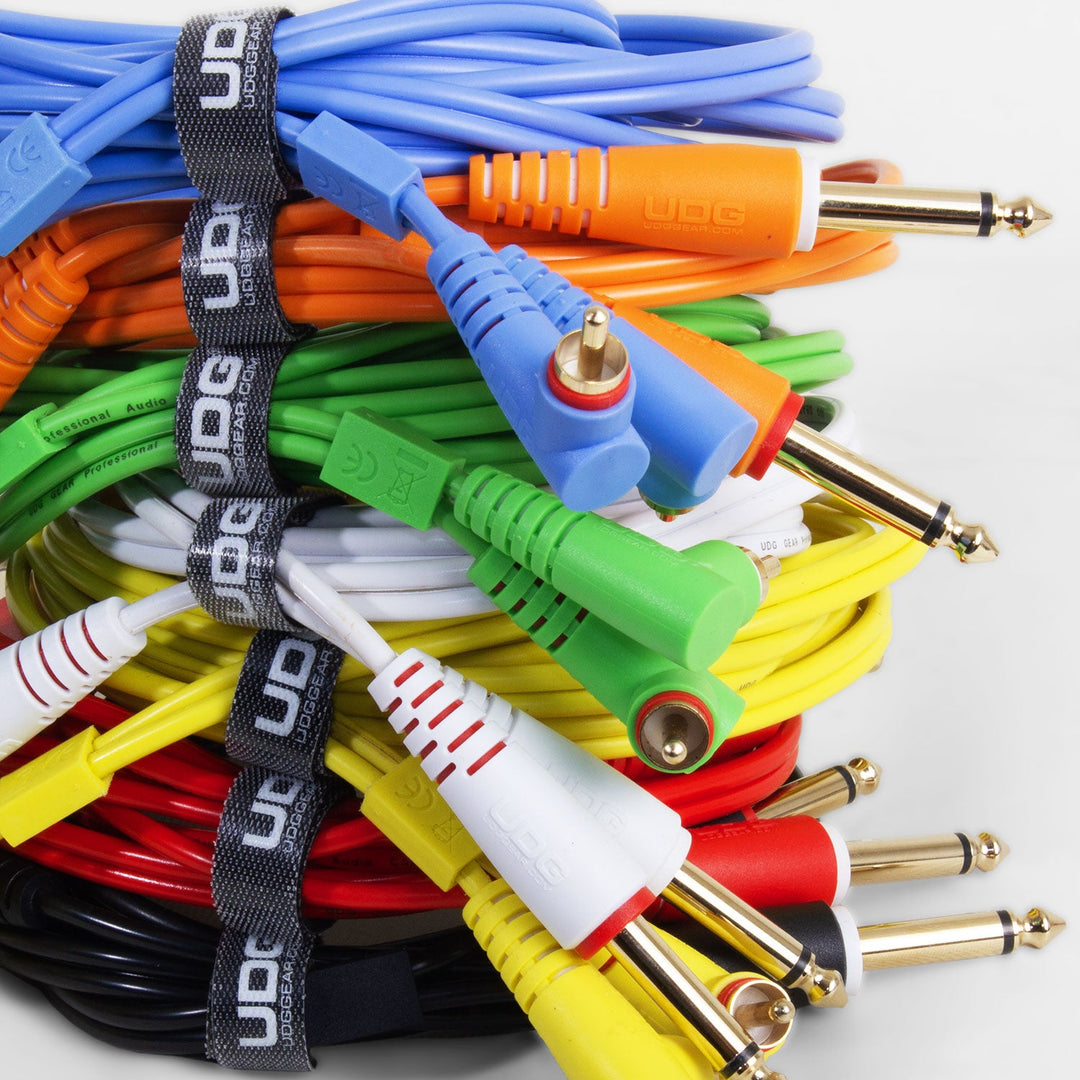 UDG Ultimate Audio Cable Set 1/4'' Jack-1/4'' Jack Weiß Gerade 1,5m