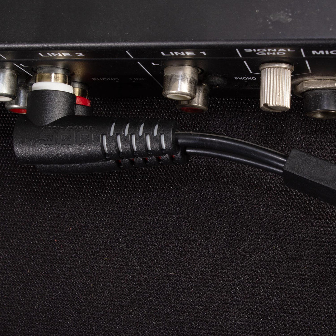 UDG Ultimate Audio Cable Set RCA Straight-RCA Angled Schwarz 3 m