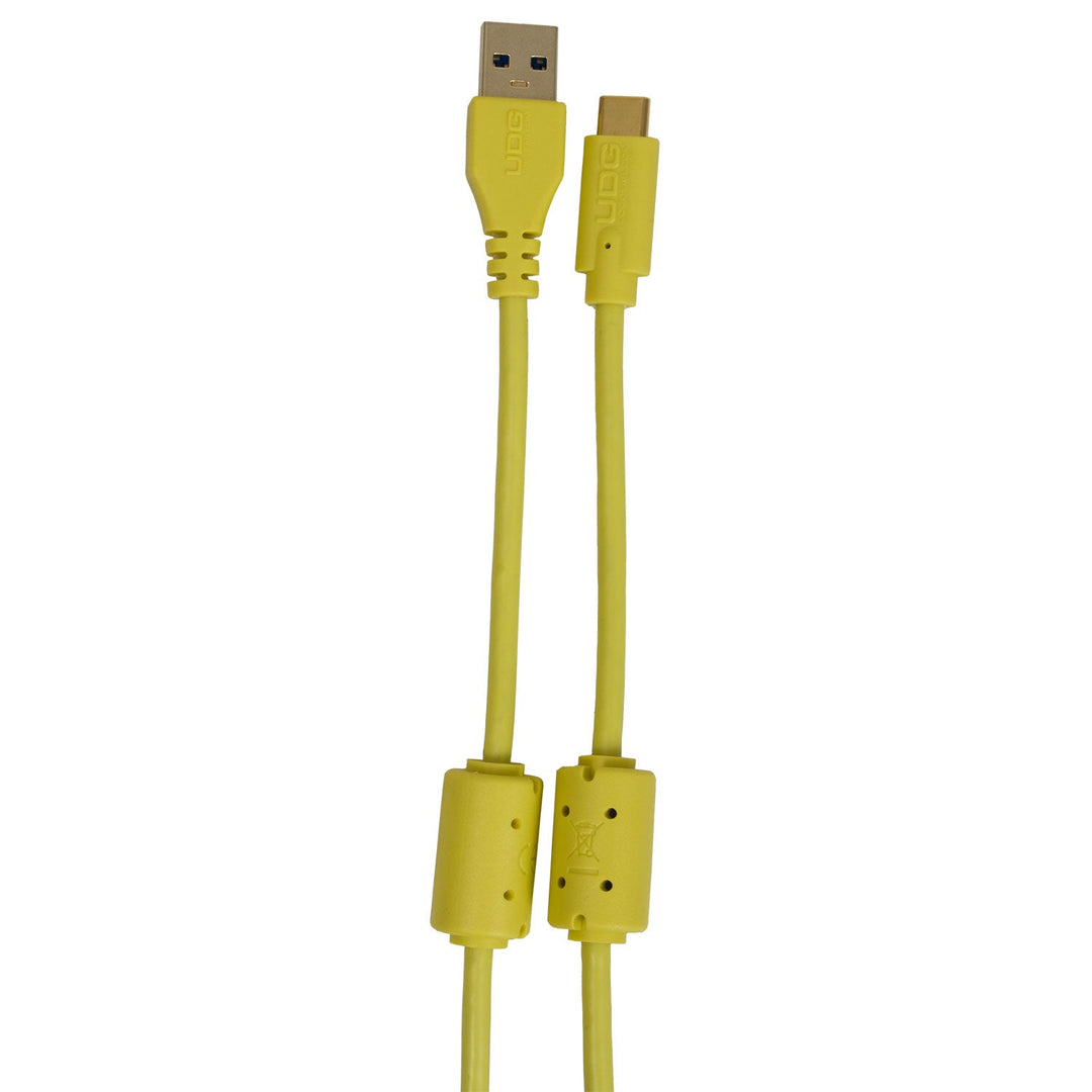 UDG Ultimate Kabel USB 3.2 C-A Gelb Gerade 1,5m
