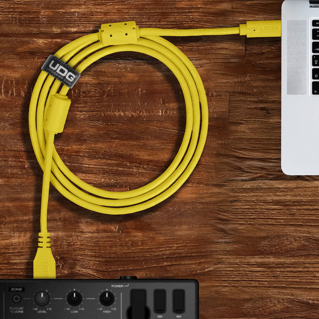 UDG Ultimate Kabel USB 3.2 C-A Gelb Gerade 1,5m