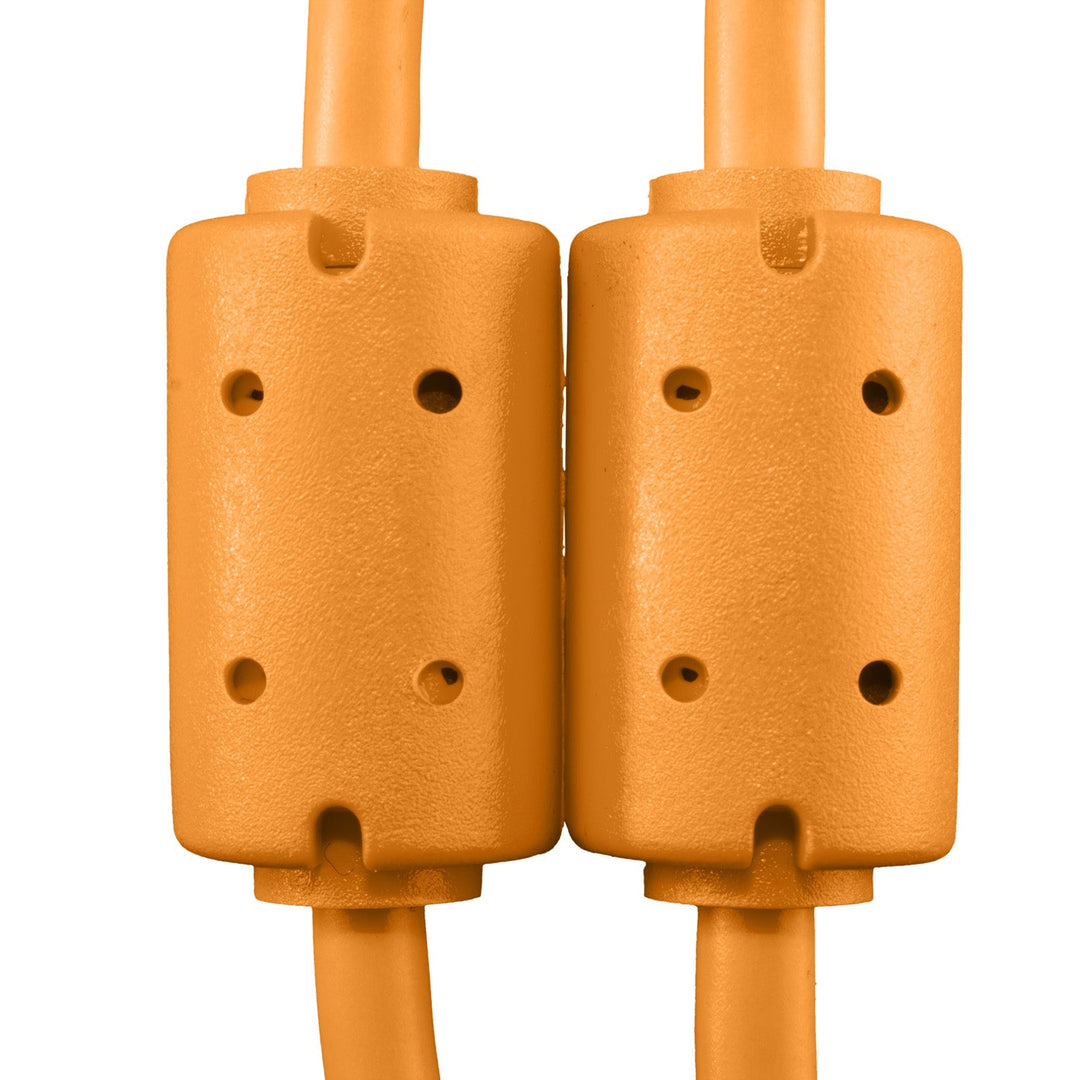 UDG Ultimate Audio Cable USB 2.0 A-B Orange Abgewinkelt 1m