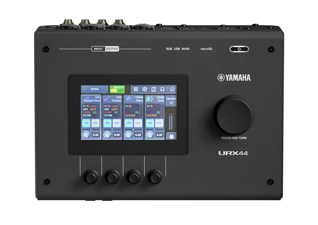 Yamaha URX44 USB-C Audio Interface (Schwarz)