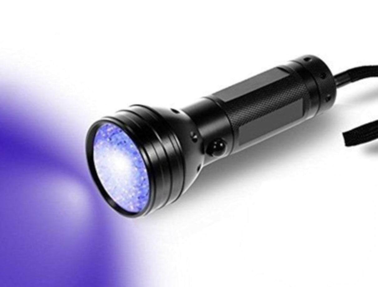 UV Taschenlampe m. 51 LED Dioden