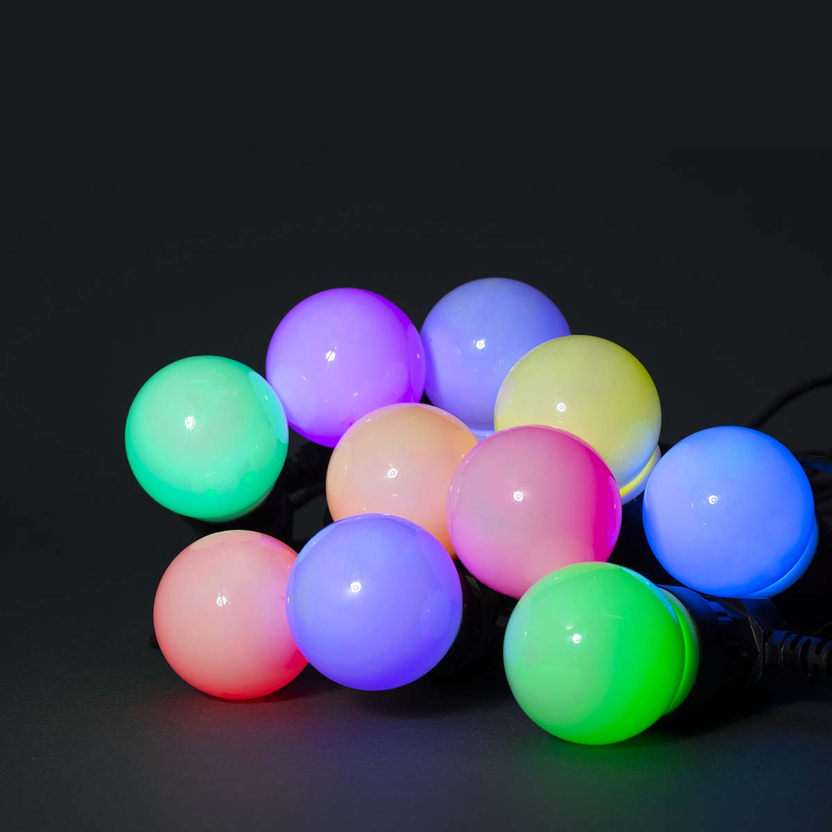 SmartLife Dekorative Lichterkette m. 10 Stk. LED Birnen