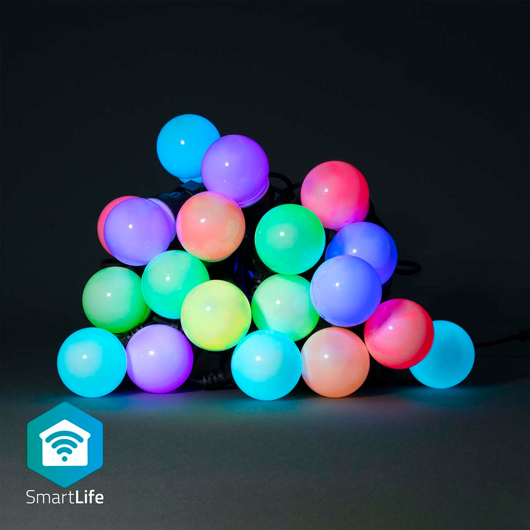 SmartLife Dekorative Lichterkette m. 20 LED Birnen