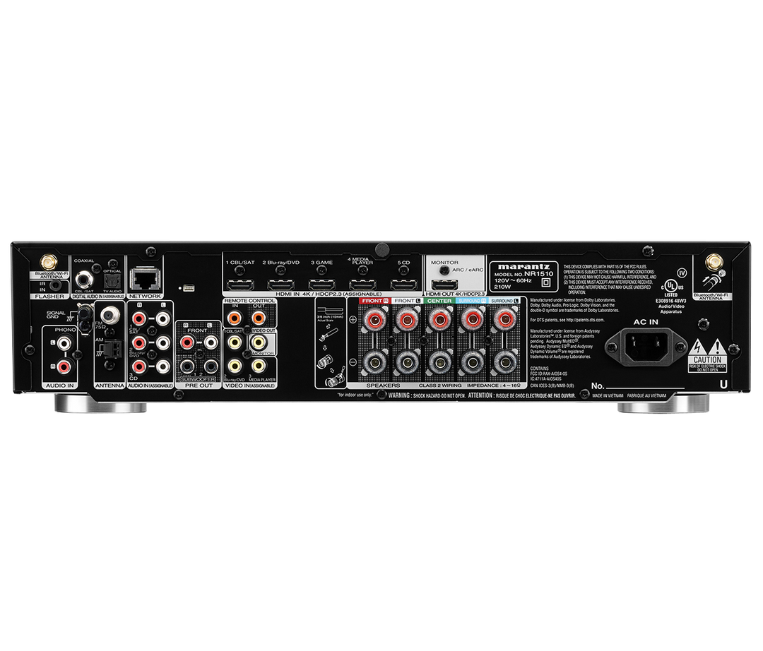 Marantz NR1510/N1B 5.2 Surround Receiver (Schwarz)