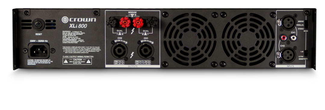 Crown XLi800 Verstärker 2 x 200 Watt 8 Ohm
