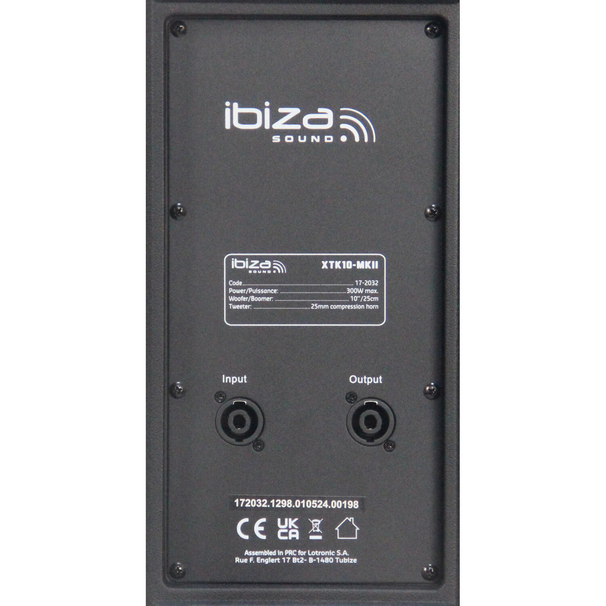 Ibiza XTK 10" Passiver PA-Lautsprecher