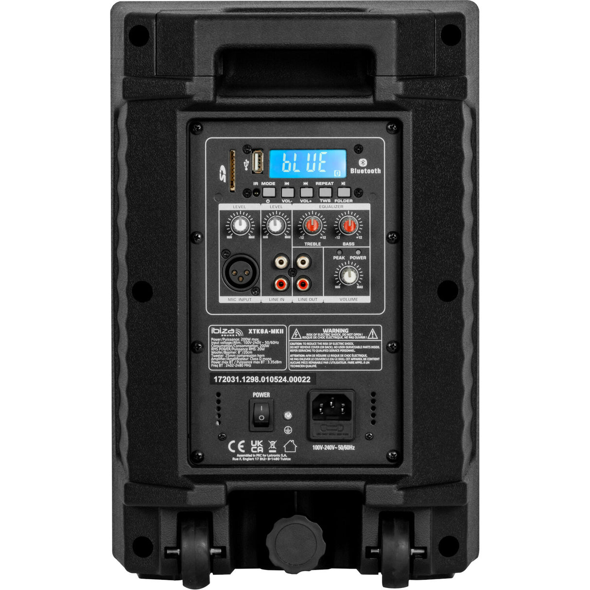 Ibiza XTK 8" Aktiver Lautsprecher