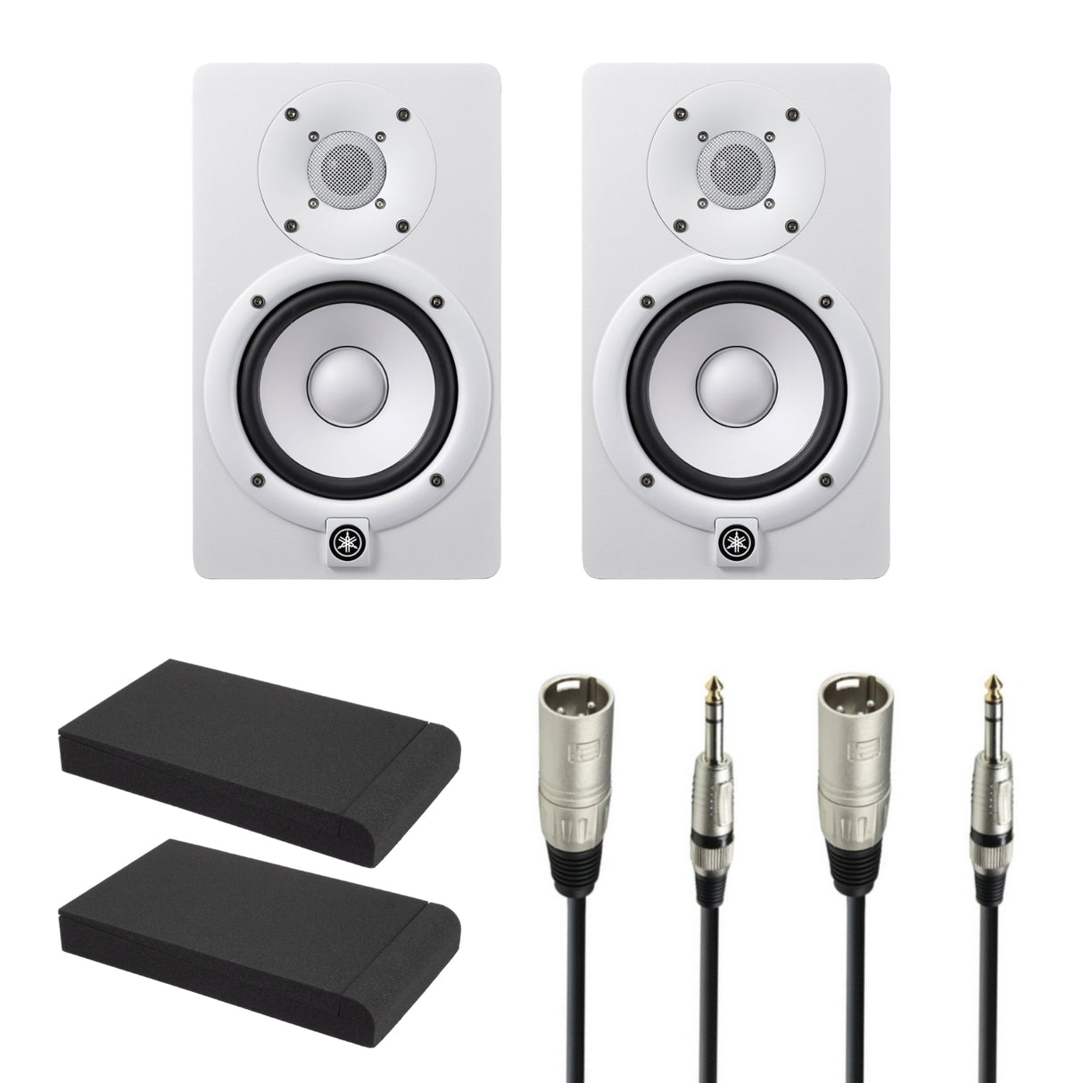 Yamaha HS5 Studiomonitor Startpaket (Weiß)
