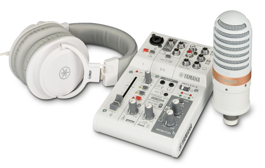 Yamaha AG03 MkII - Live Streaming Bundle (Weiß)