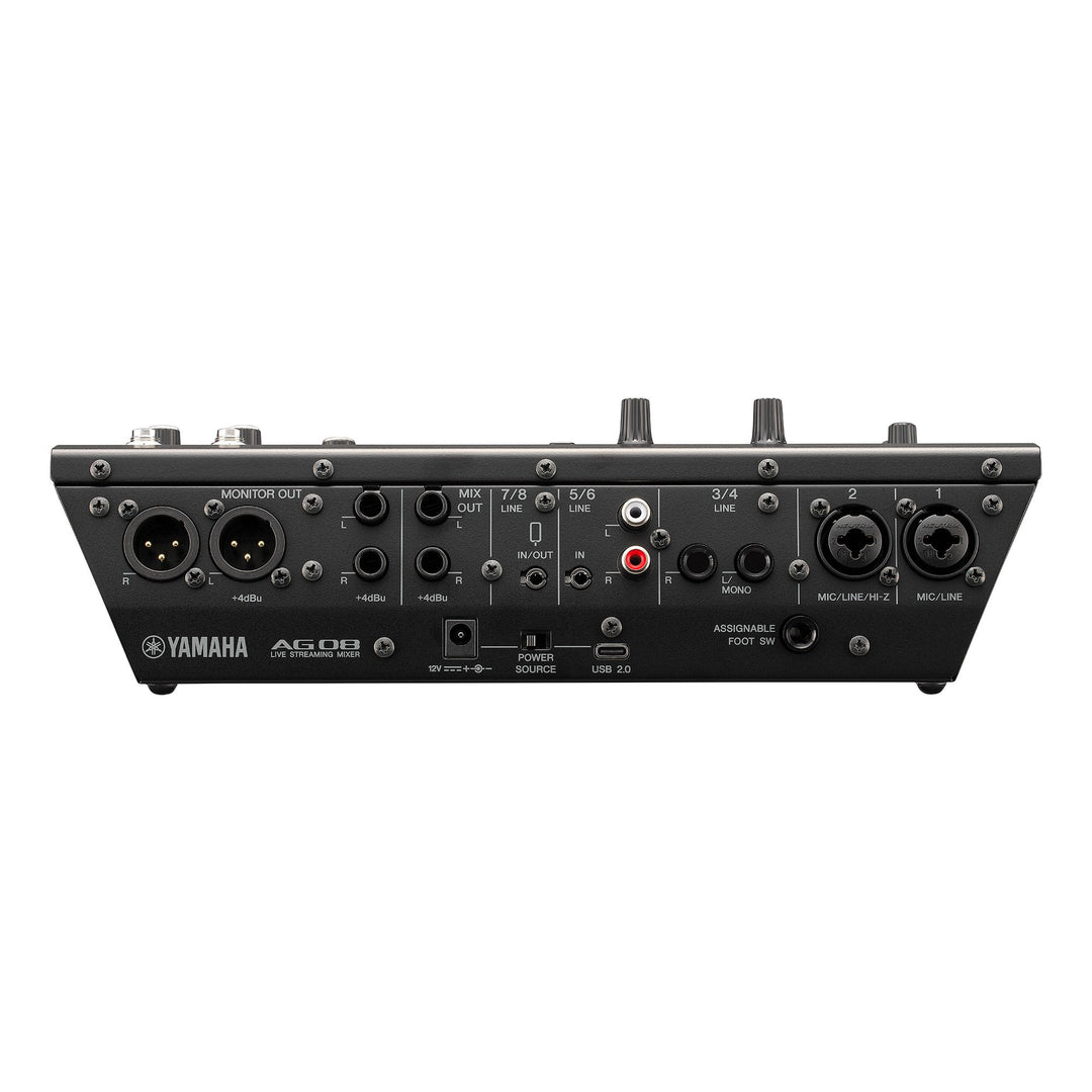 Yamaha AG08 - Live Streaming Mixer (Schwarz)