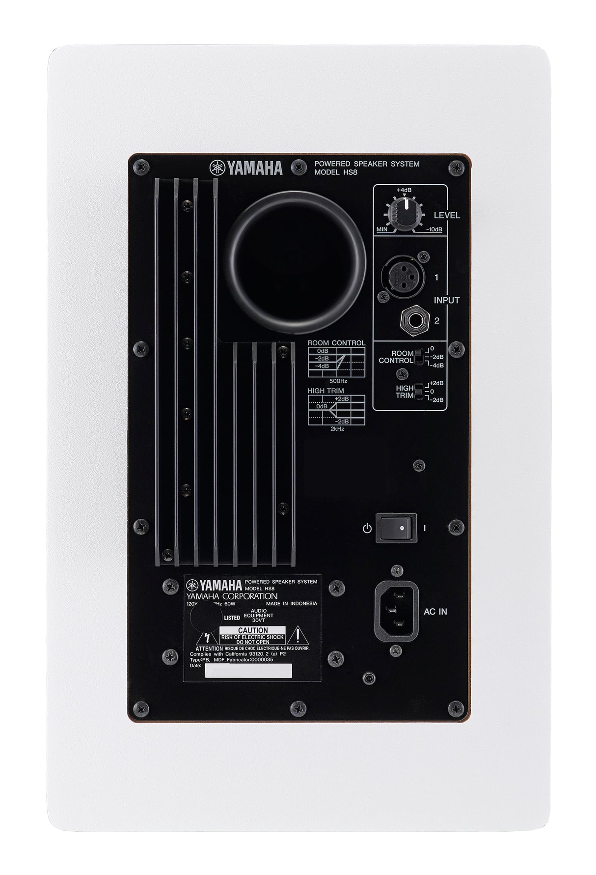 Yamaha HS8 Active Studio Monitor Weiß