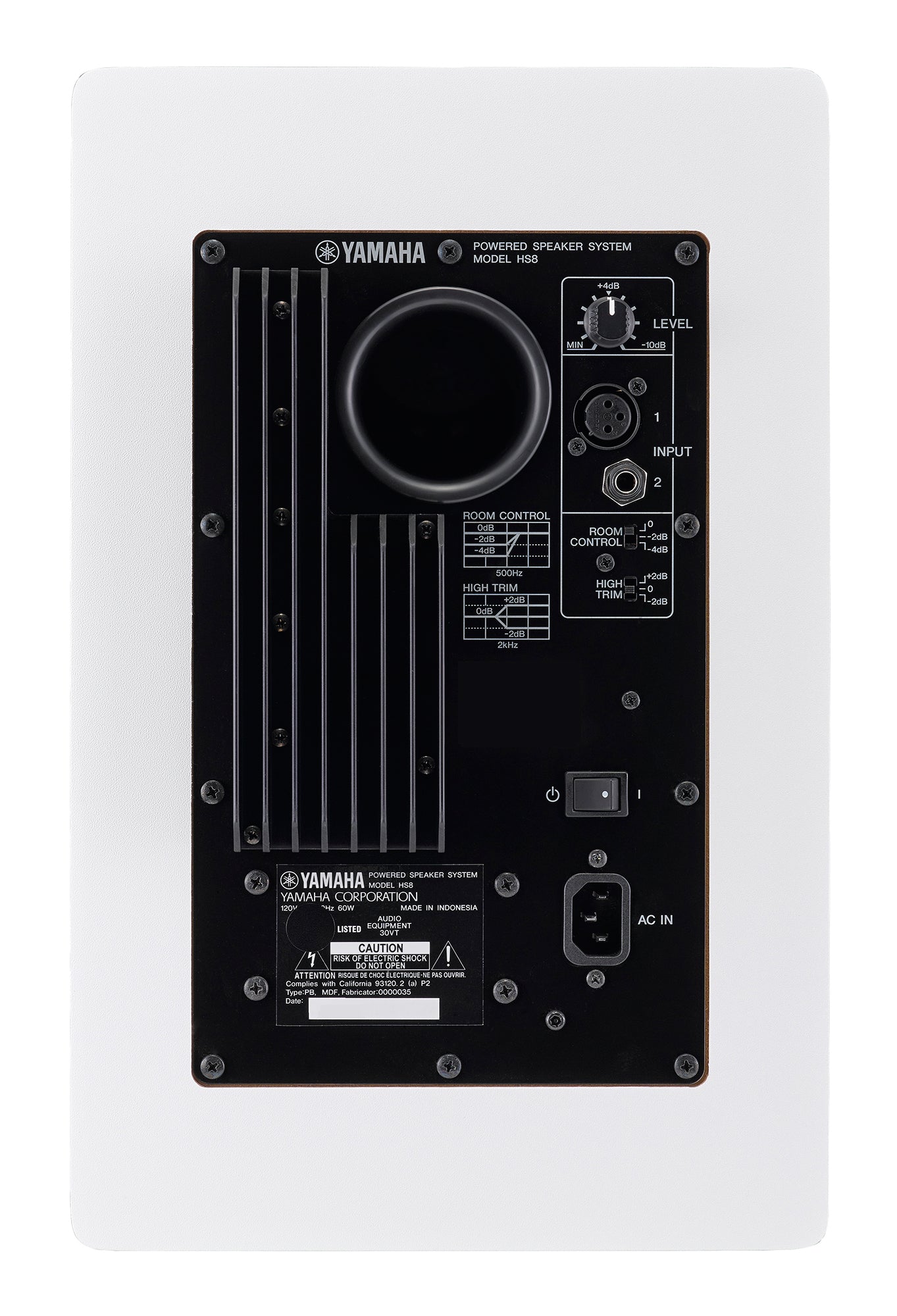 Yamaha HS8 Active Studio Monitor Weiß