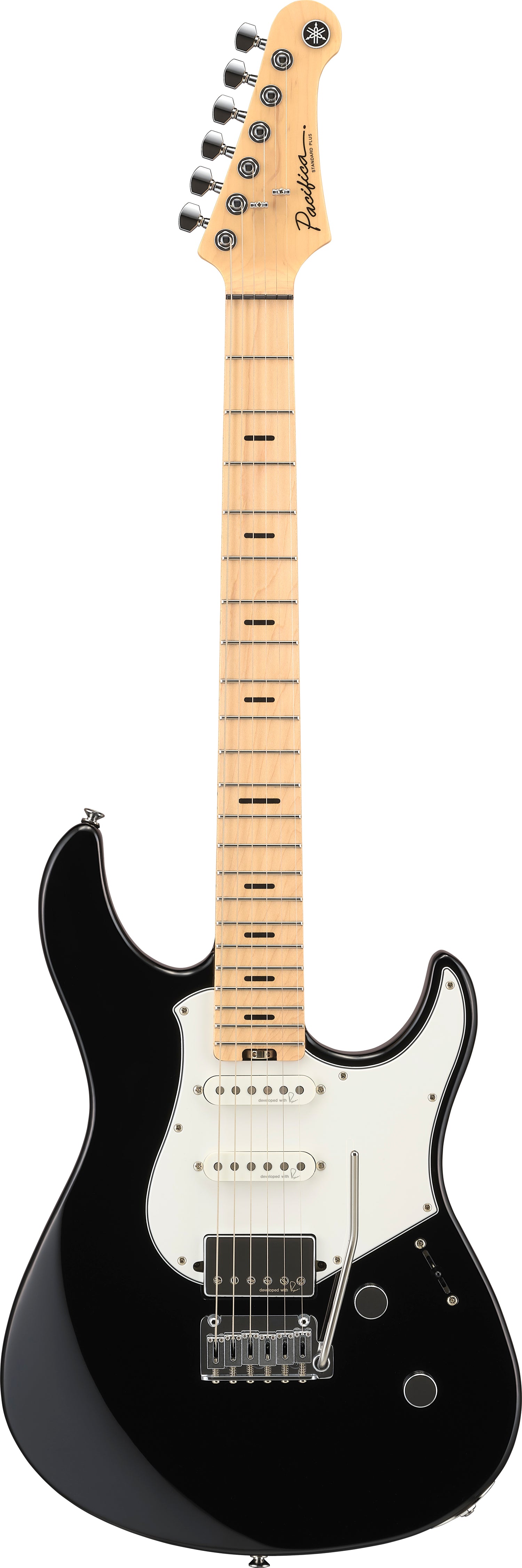 Yamaha Pacifica Standard Plus PACS12M Electric Guitar (Maple, Black)