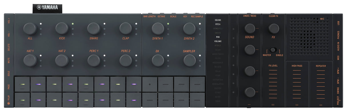 Yamaha Seqtrak Startpaket (Schwarz)