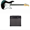 Yamaha Pacifica E-Gitarre GPA112JBLII (Schwarz) Bundle