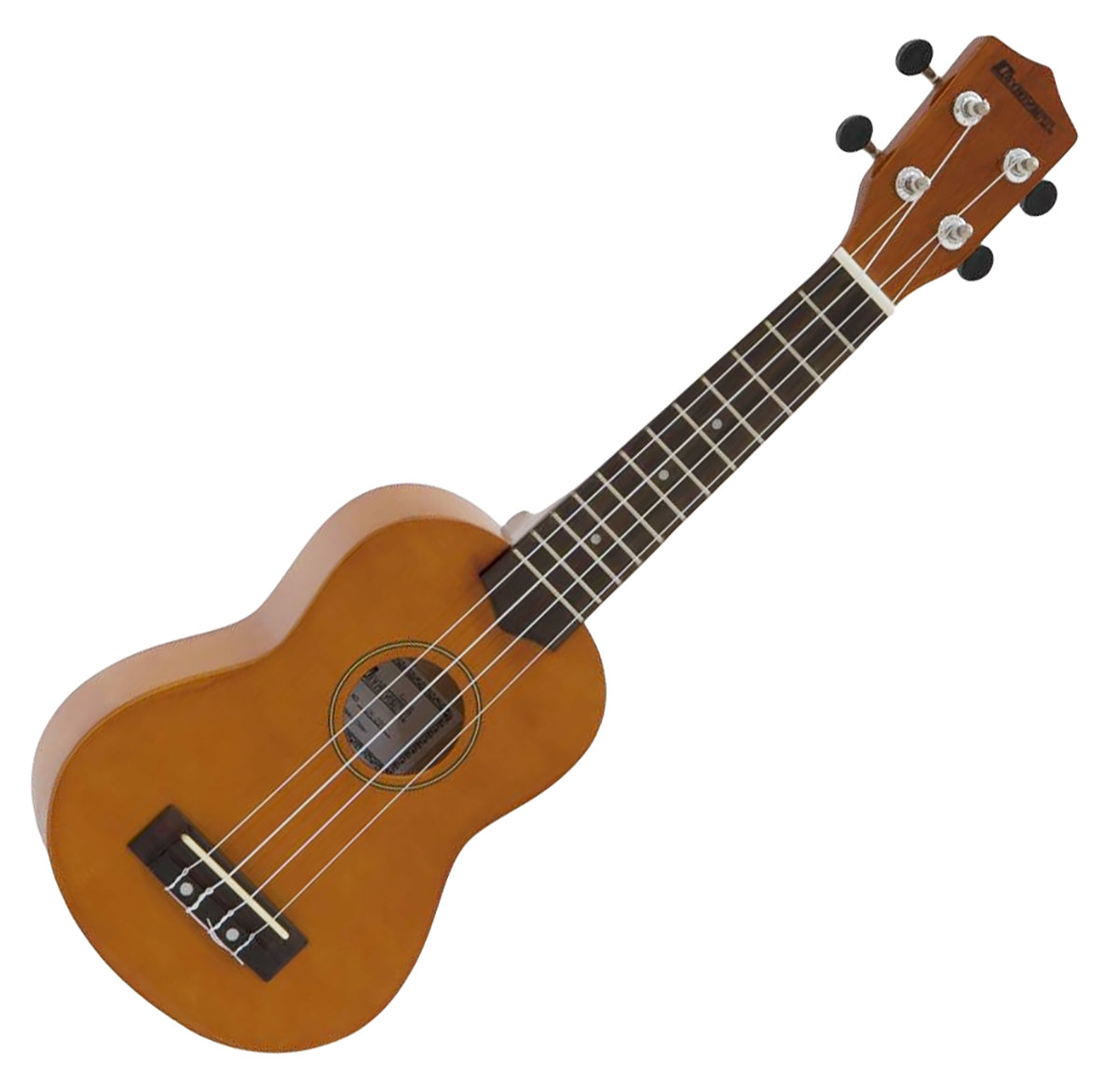 DiMavery UK-200 Ukulele, Soprano, Brown