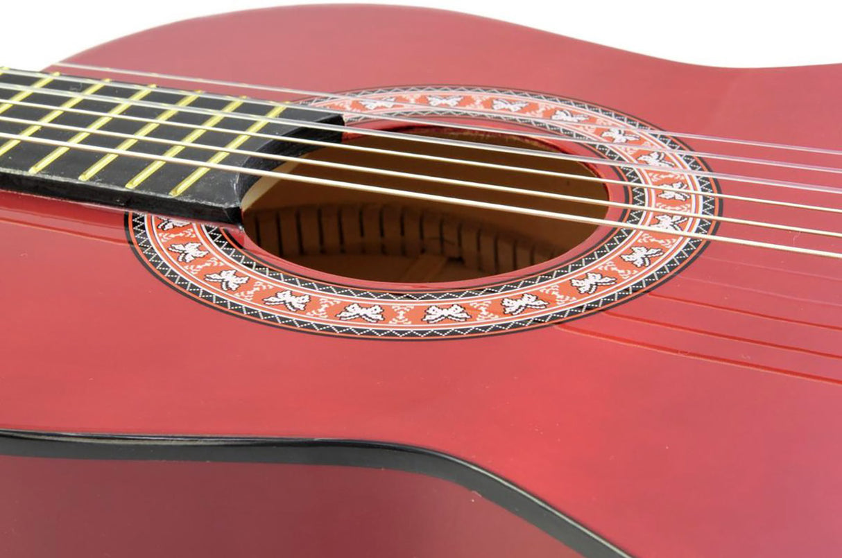 DiMavery AC-303 Classical Guitar 1/2, red