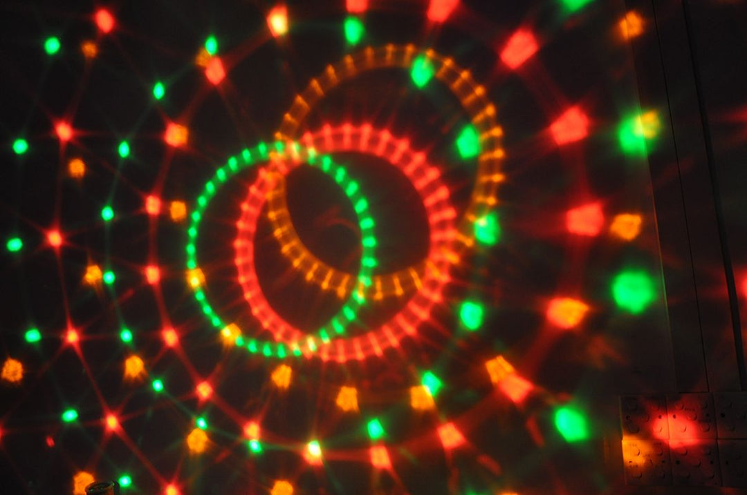 Ibiza Astro-Bat RGBA LED Diskolicht