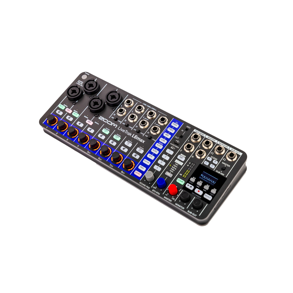 ZOOM LiveTrak L6max 12-Kanal-Mixer + Recorder