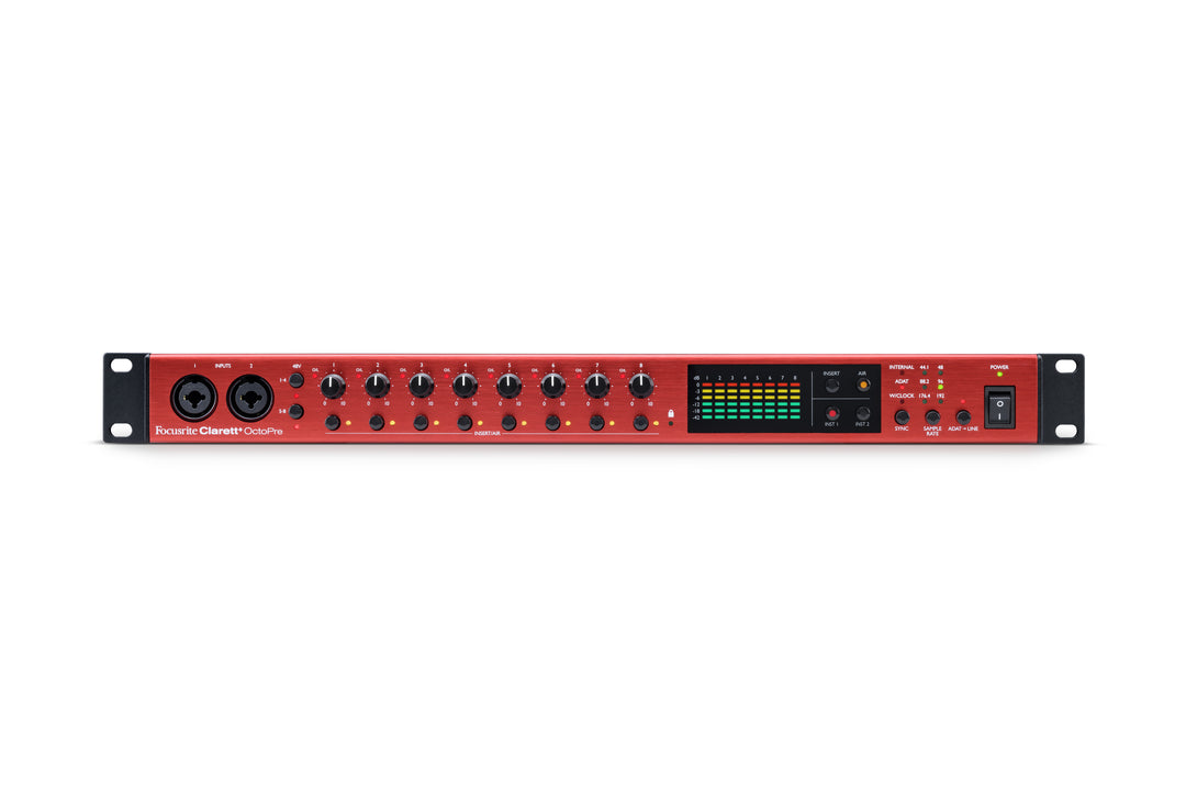 Focusrite Clarett+ Octopre Mikrofon Preamp
