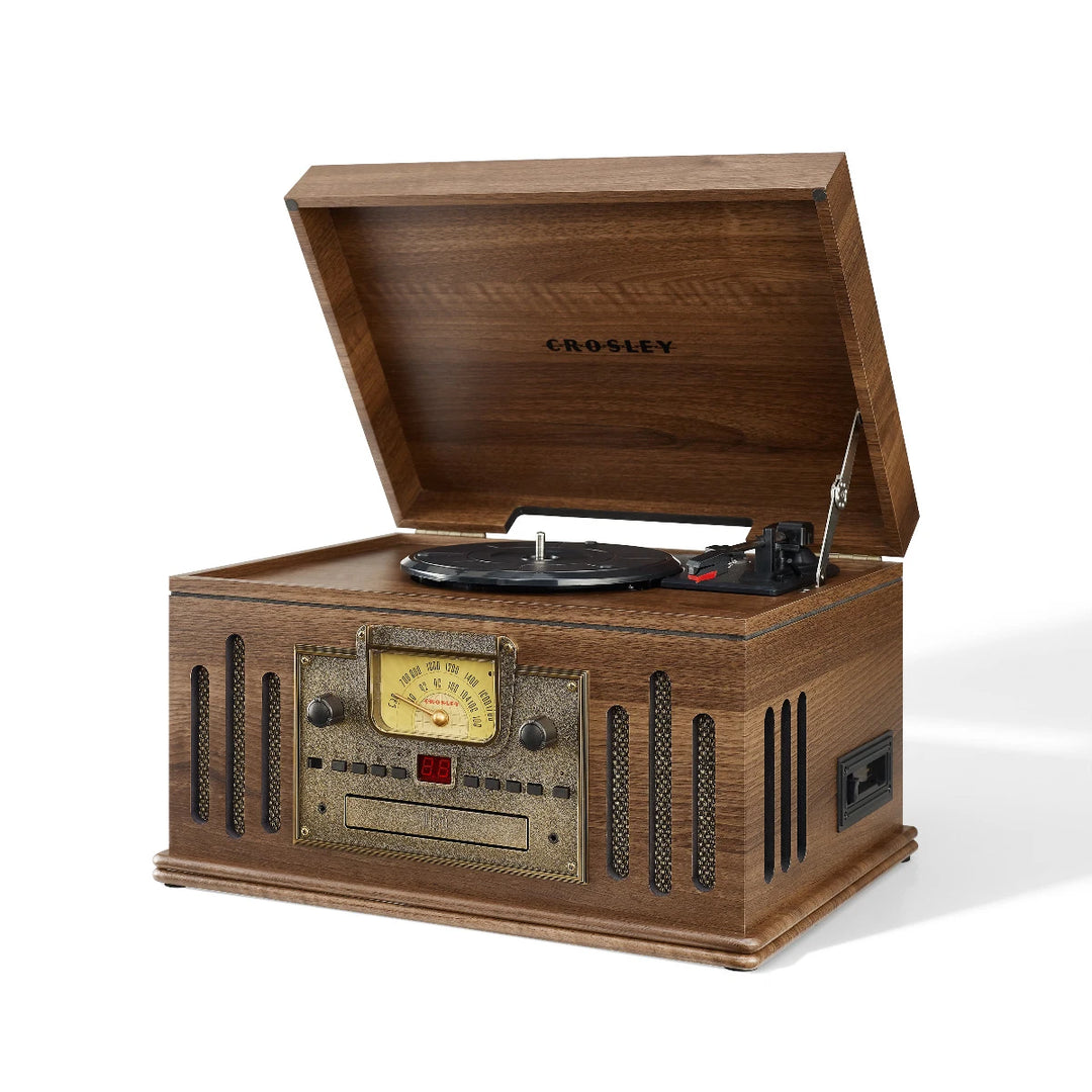 Crosley Musician 8-in-1 Musikanlage, Walnuss