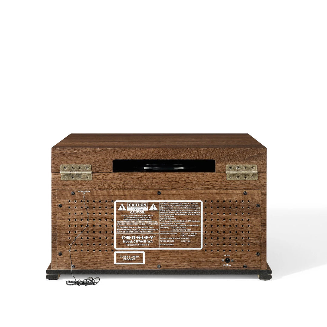 Crosley Musician 8-in-1 Musikanlage, Walnuss