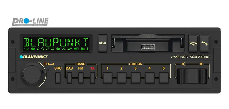 Blaupunkt Hamburg SQM 23 DAB Car radio w. DAB+ and Bluetooth