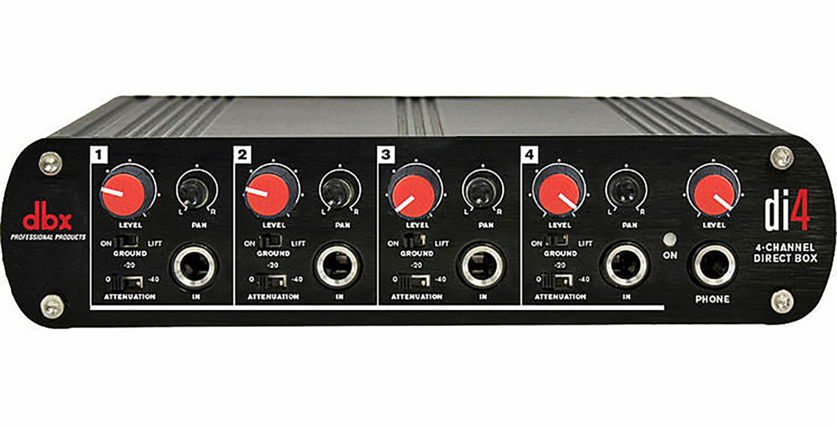 dbx DI4 4-channel DI box/Line mixer