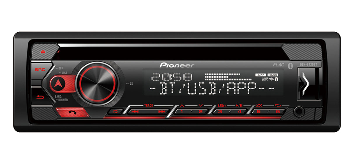 Pioneer DEH-S420BT 1-DIN Autoradio m. CD, Bluetooth und USB