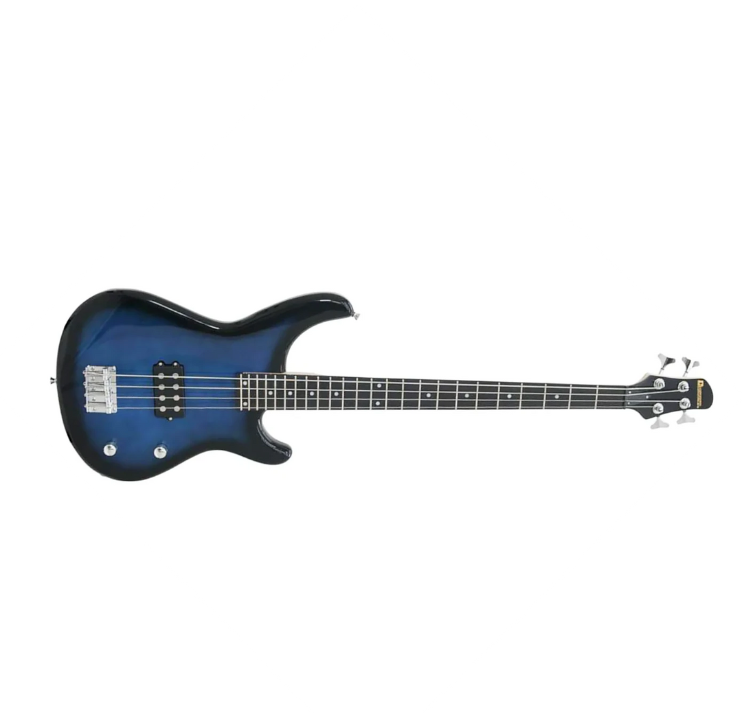 DiMavery SB-201 E-Bass (Blau Burst)