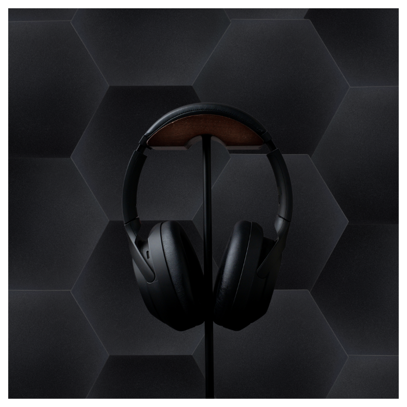 DNA AM3 BK Akustikpaneele 10 Stk Schwarz Hexagon