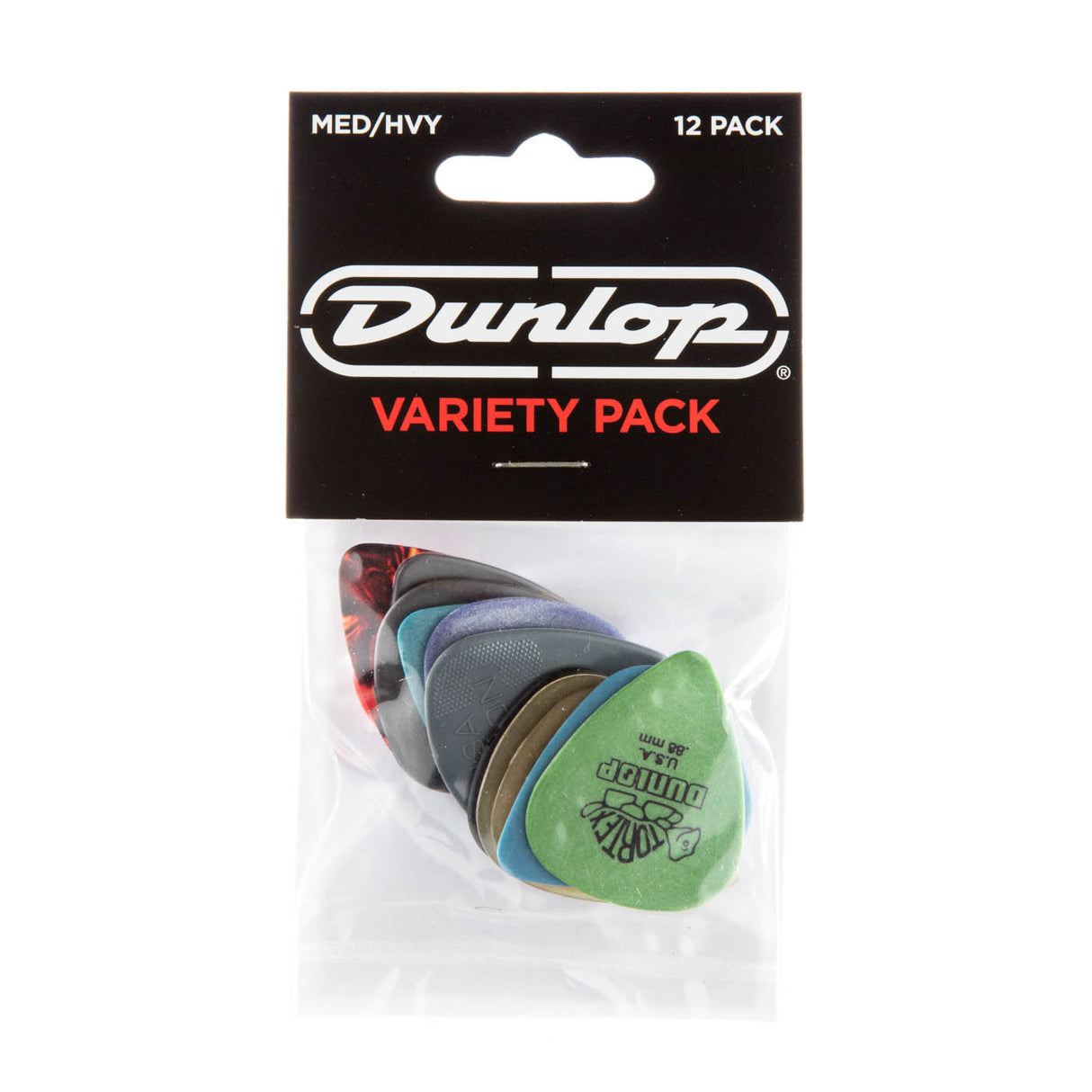 Dunlop 12-PVP102 Plektren 12 Stk. (Medium/Heavy)