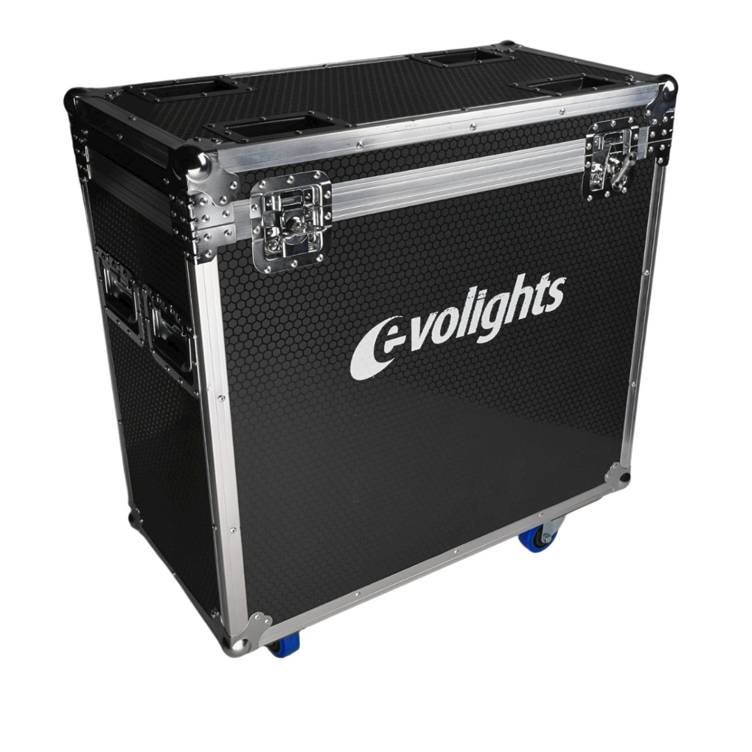 flightcase für 2 x Evolights Lumen 7 Ring