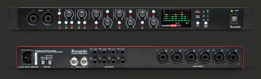 Focusrite Scarlett Octopre Mikrofon Preamp